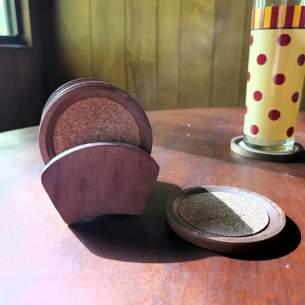 Vintage Wooden Coasters